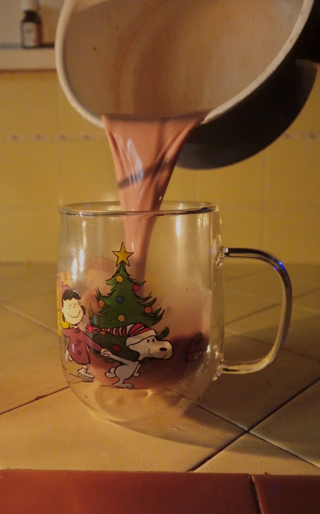 Candy Cane Hot Cocoa Latte